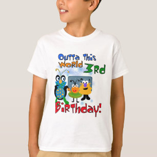 Outer Space 3rd Birthday Tshirts and Gifts