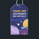 Outer Space and Planets Kids Birthday Party Favour Gift Tags<br><div class="desc">Cute and colourful design for kids,  boys and girls who love outer space,  astronaut,  rocket ship,  planets and stars. Perfect party favour for kids birthday,  baby shower and other occasions with space theme. Personalised the wording to match your celebration.</div>