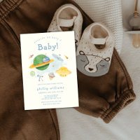 Outer Space Astronaut Spaceship Baby Shower