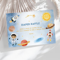 Outer Space Baby Shower Diaper Raffle