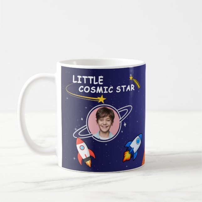 Outer Space Birthday Gift Astronaut For Kids Mug (Left)