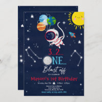 Outer Space Birthday Party Planet Astronaut Rocket