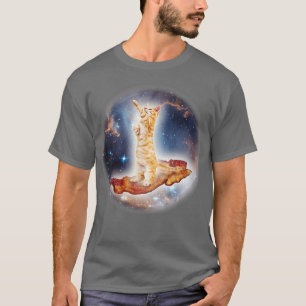 Outer Space Cat Kitty Astronaut Animal Face Galaxy T-Shirt
