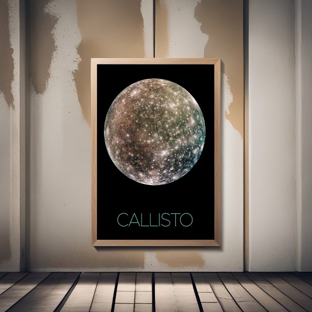 Outer Space, Cosmos, Solar System, Moon Callisto Photo Print (Creator Uploaded)