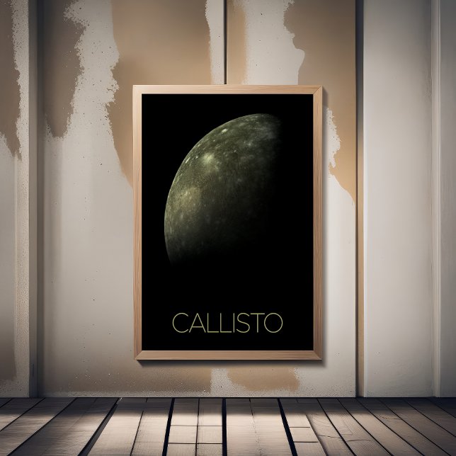 Outer Space, Cosmos, Solar System, Moon Callisto Photo Print (Creator Uploaded)