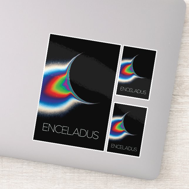 Outer Space, Cosmos, Solar System, Moon Enceladus (Detail)