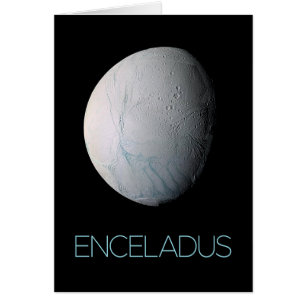 Outer Space, Cosmos, Solar System, Moon Enceladus