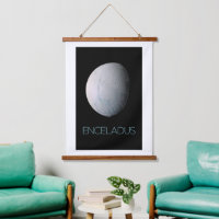 Outer Space, Cosmos, Solar System, Moon Enceladus