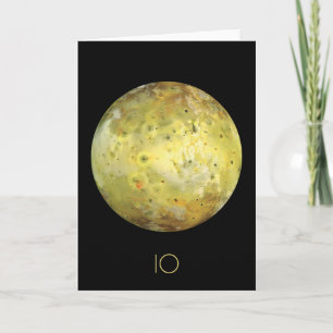 Outer Space, Cosmos, Solar System, Moon IO Card