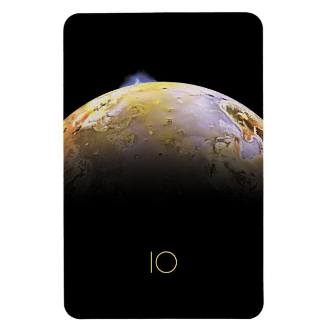Outer Space, Cosmos, Solar System, Moon IO Magnet (Vertical)