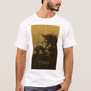 Outer Space, Cosmos, Solar System, Moon Titan T-Shirt