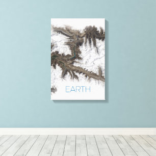 Outer Space, Cosmos, Solar System, Planet Earth Canvas Print