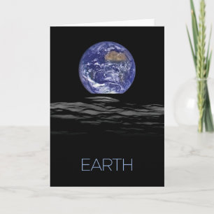 Outer Space, Cosmos, Solar System, Planet Earth Card
