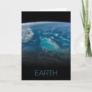 Outer Space, Cosmos, Solar System, Planet Earth Card