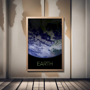 Outer Space, Cosmos, Solar System, Planet Earth Photo Print