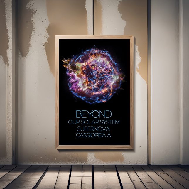 Outer Space, Cosmos, Supernova Cassiopeia A Poster (Creator Uploaded)