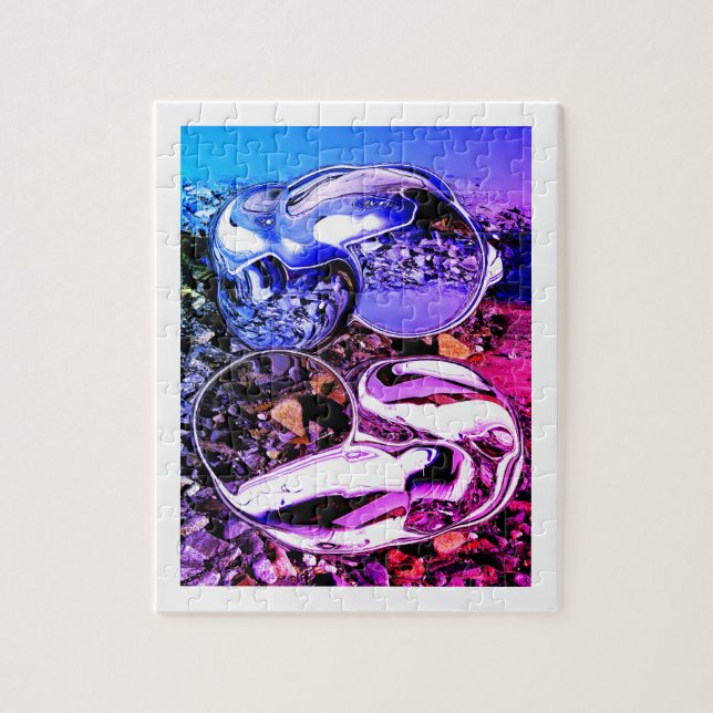 Outer space debris art jigsaw puzzle (Vertical)