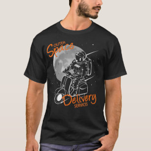 Outer Space Delivery Pizzalover Pizzeria Delivery T-Shirt