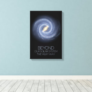 Outer Space, Galaxy, Milky Way, Cosmos, Universe Canvas Print