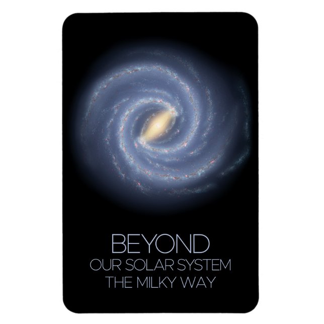 Outer Space, Galaxy, Milky Way, Cosmos, Universe Magnet (Vertical)