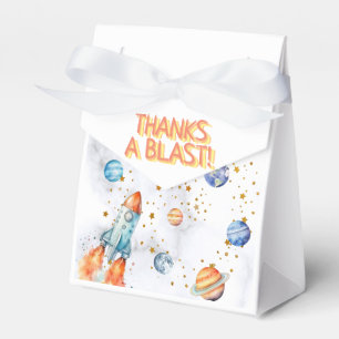 Outer Space Galaxy Planets Solar System Birthday Favour Box