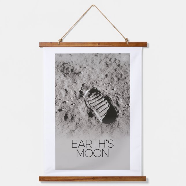 Outer Space, Galaxy, Solar System, Earth's Moon Hanging Tapestry (Front)