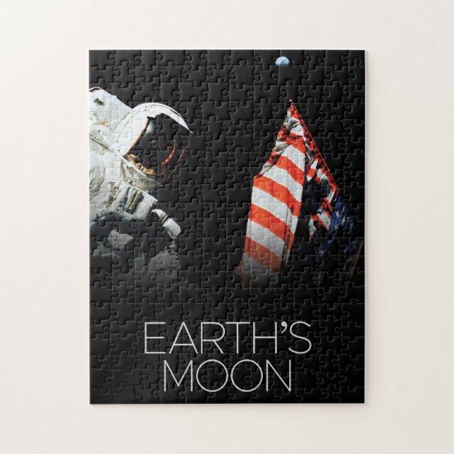 Outer Space, Galaxy, Solar System, Earth's Moon Jigsaw Puzzle (Vertical)