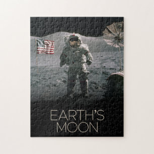 Outer Space, Galaxy, Solar System, Earth's Moon Jigsaw Puzzle