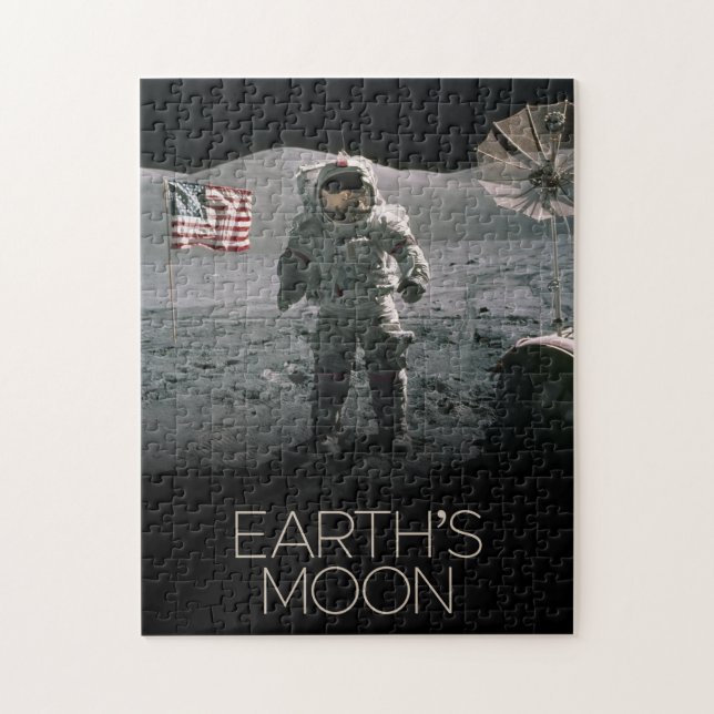 Outer Space, Galaxy, Solar System, Earth's Moon Jigsaw Puzzle (Vertical)