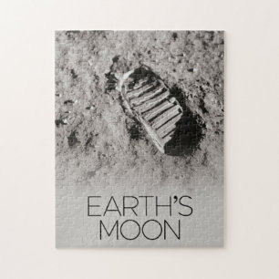 Outer Space, Galaxy, Solar System, Earth's Moon Jigsaw Puzzle