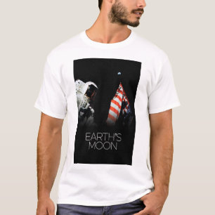 Outer Space, Galaxy, Solar System, Earth's Moon T-Shirt
