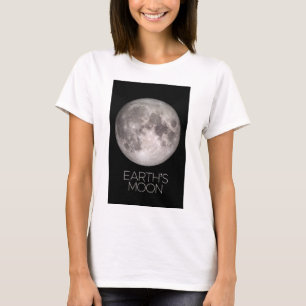 Outer Space, Galaxy, Solar System, Earth's Moon T-Shirt