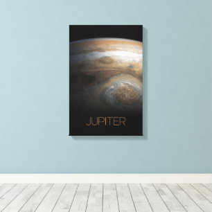 Outer Space, Galaxy, Solar System, Planet Jupiter Canvas Print