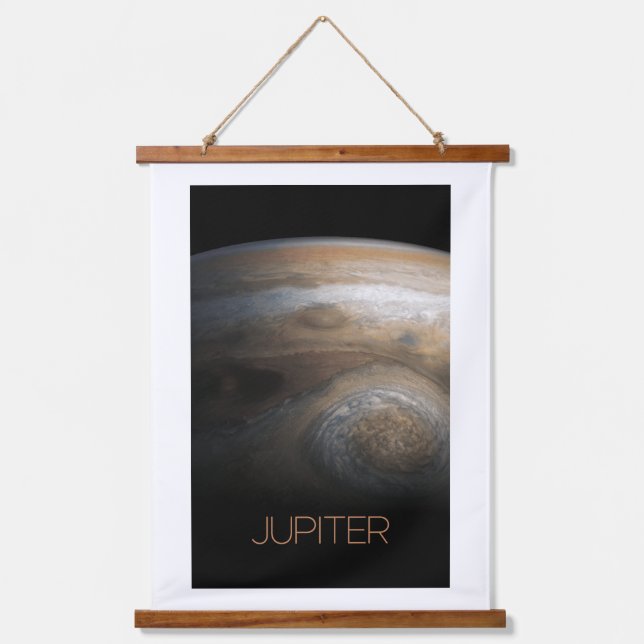 Outer Space, Galaxy, Solar System, Planet Jupiter Hanging Tapestry (Front)
