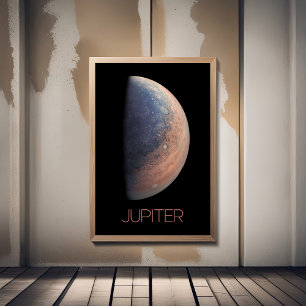 Outer Space, Galaxy, Solar System, Planet Jupiter Photo Print