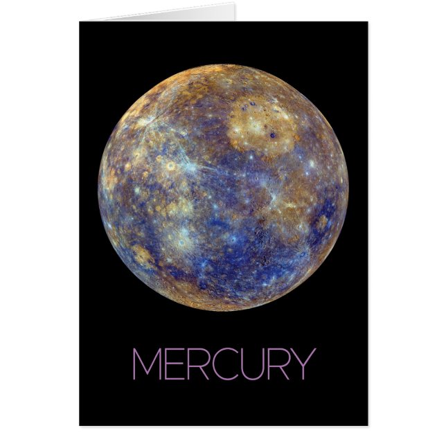 Outer Space, Galaxy, Solar System, Planet Mercury (Front)