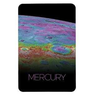 Outer Space, Galaxy, Solar System, Planet Mercury Magnet