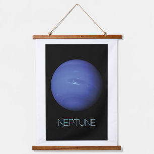 Outer Space, Galaxy, Solar System, Planet Neptune Hanging Tapestry