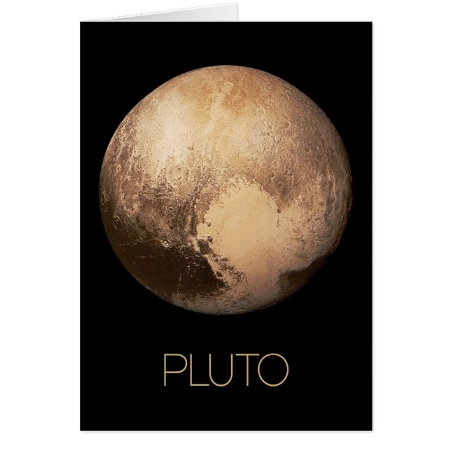 Outer Space, Galaxy, Solar System, Planet Pluto (Front)