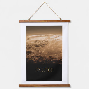Outer Space, Galaxy, Solar System, Planet Pluto Hanging Tapestry