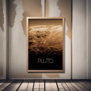 Outer Space, Galaxy, Solar System, Planet Pluto Photo Print