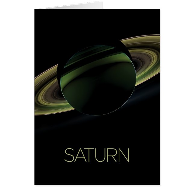 Outer Space, Galaxy, Solar System, Planet Saturn (Front)