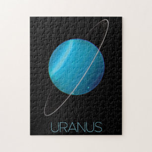 Outer Space, Galaxy, Solar System, Planet Uranus Jigsaw Puzzle