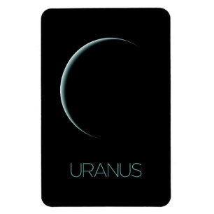 Outer Space, Galaxy, Solar System, Planet Uranus Magnet