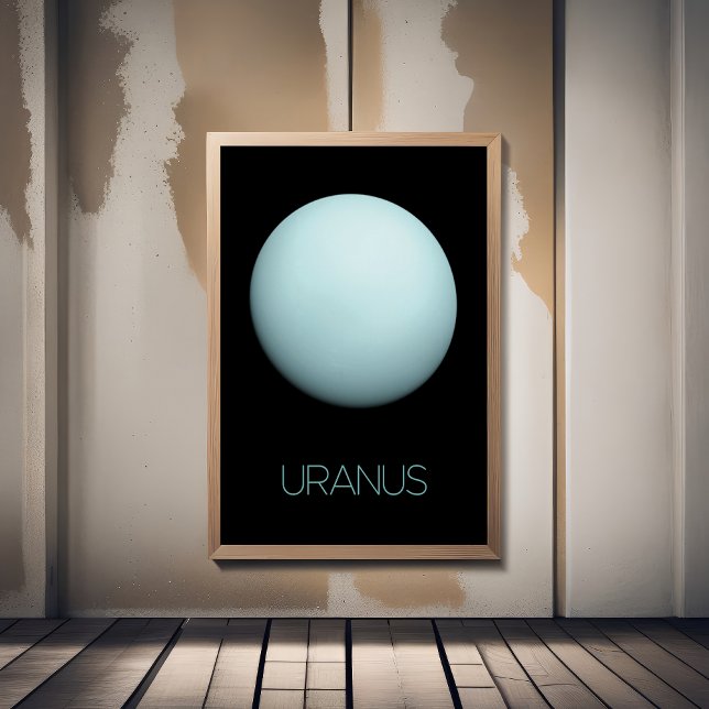 Outer Space, Galaxy, Solar System, Planet Uranus Poster (Creator Uploaded)