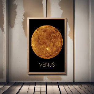 Outer Space, Galaxy, Solar System, Planet Venus Poster