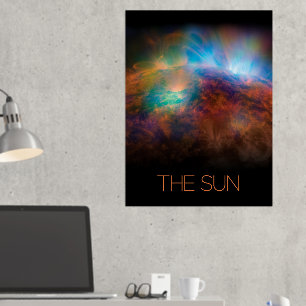 Outer Space, Galaxy, Solar System, Stars, The Sun Foil Prints