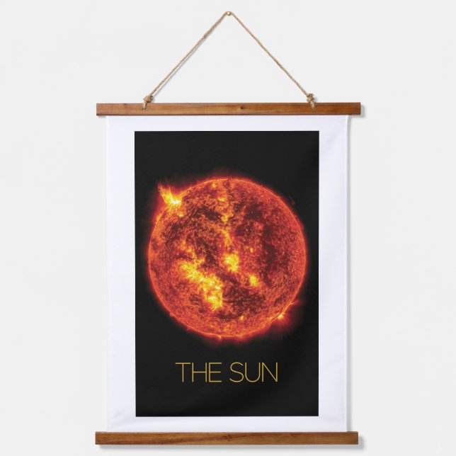 Outer Space, Galaxy, Solar System, Stars, The Sun Hanging Tapestry (Front)