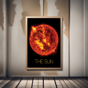 Outer Space, Galaxy, Solar System, Stars, The Sun Photo Print