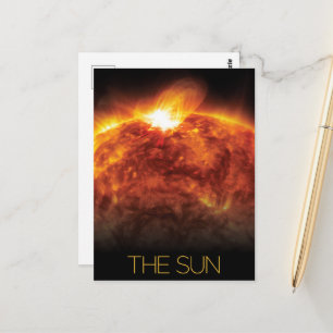 Outer Space, Galaxy, Solar System, Stars, The Sun Postcard